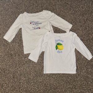 Janie and Jack Disney Snow White and Lemon Shirt size 6